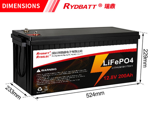 12,8 V 200 Ah LFP LiFePO4 Baterie litowo-żelazowo-fosforanowe 32700 ogniw 2000 cykli