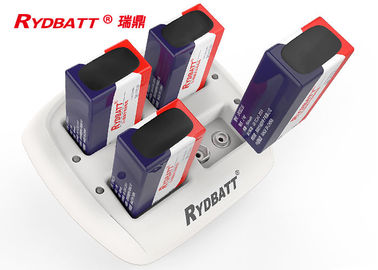 RYDBATT 4 Slot 6F22 Ładowarka litowo-jonowa / Li Ion LED Smart 9v Ładowarka litowo-jonowa