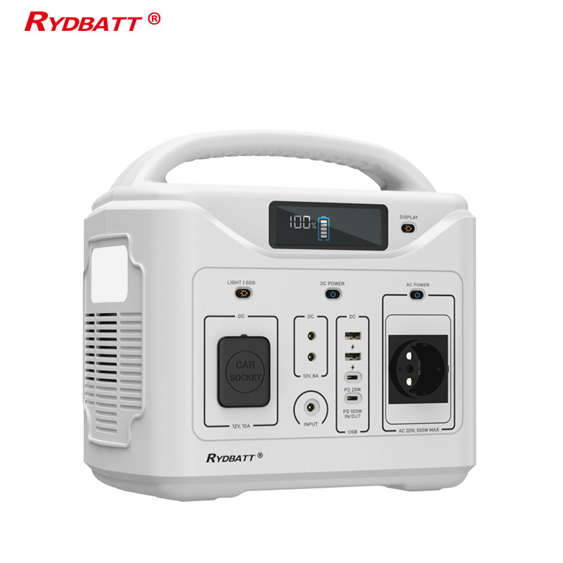 Rechargeable Portable Power Station Solar Power Generators 600wh 120W For RV Camping