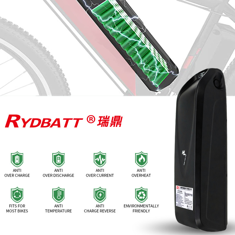 48V 10Ah Hailong Składany akumulator elektryczny do roweru 500 razy PC ABS Case